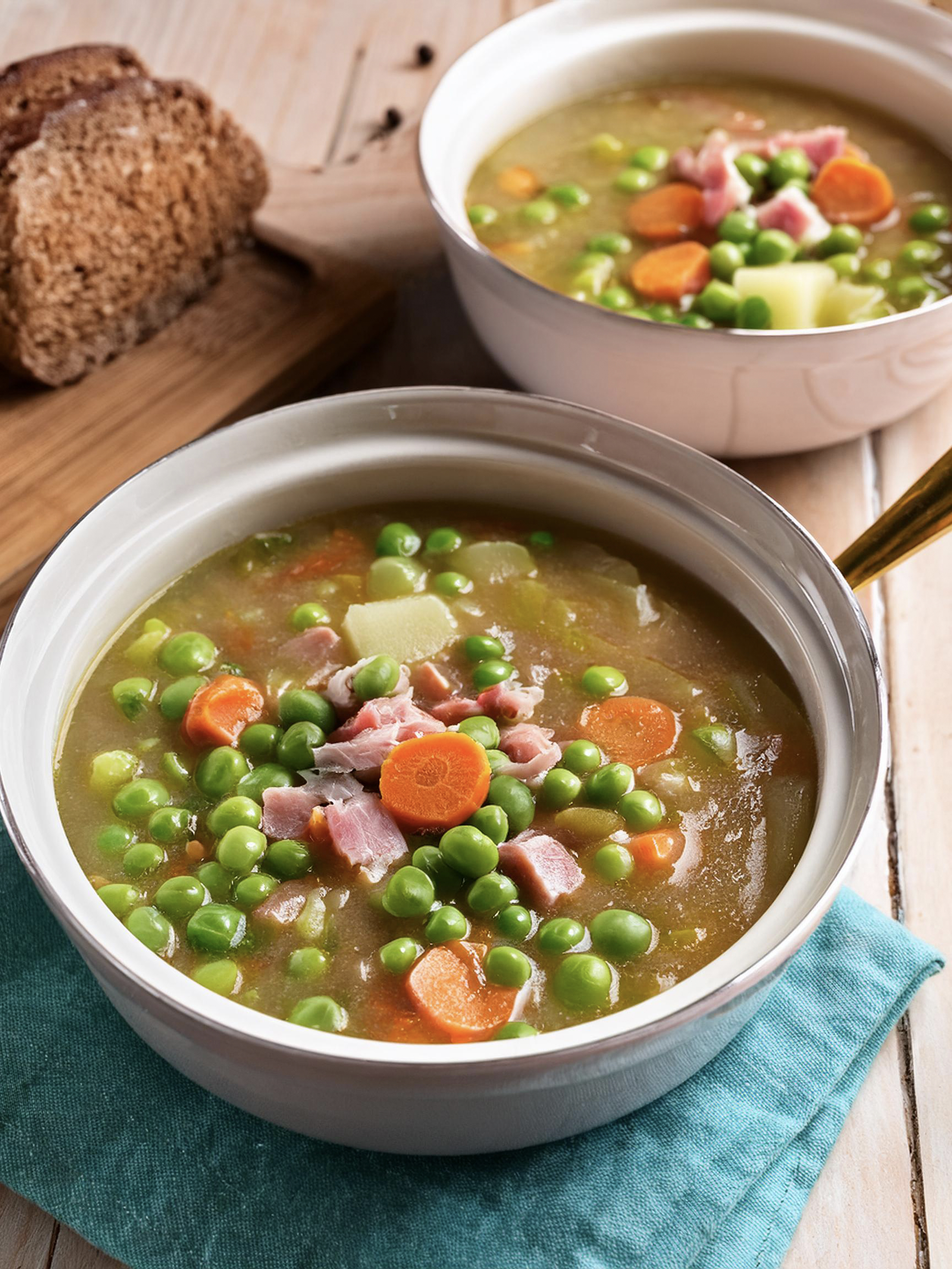 Plant Based Holiday Roast Pea Soup on FakeMeats.com